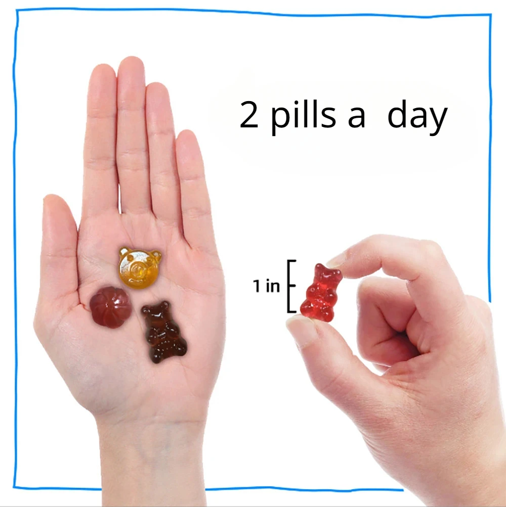 Candy bbbl gumies、非ガム、1ボトル - Gummy Candy のレビューと価格