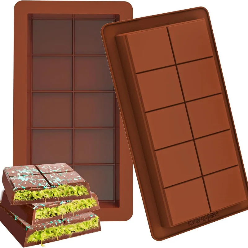 チョコレートバー型 シリコンバー 割り離せるワックスメルトモ - Protein Bar のレビューと価格